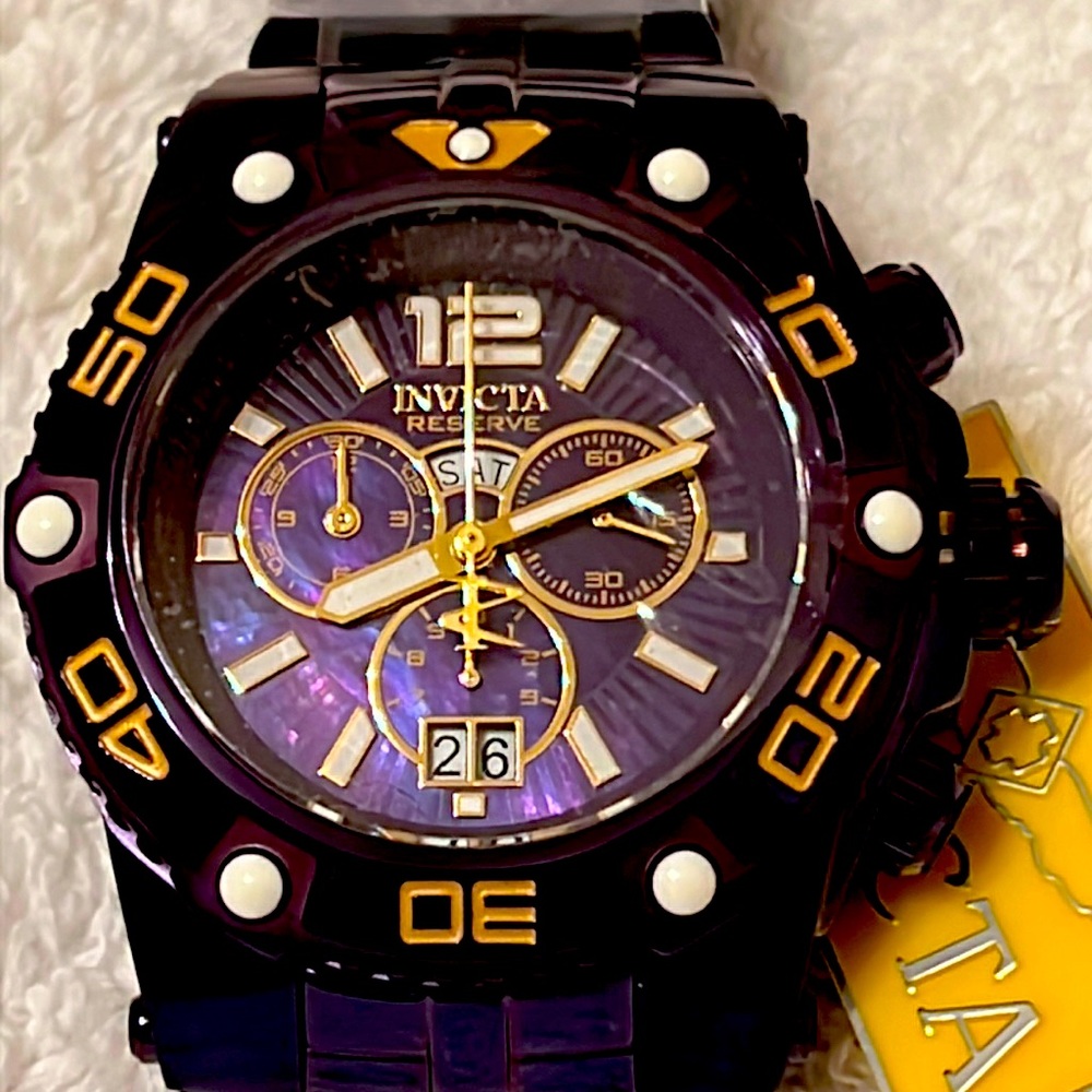 Invicta Reserve Speedway Gen II Swiss Chronograph “Purple Label” - MSRP: $1139